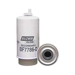 BF7786-D Secondary Fuel/Water Separator Element with Drain - 7-5/8", 3-9/32"