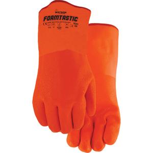 Foamtastic Gloves - One Size, Foam, PVC, Full Dip, Unlined, EN 511 111, EN 374-1:2016MTPSMTPSAKL, TYPE AEN 374-1:2016AKL TYPE A, EN 374-5:2016 VIRUS, EN 388 Level 4, EN 388 Level 1, EN 388 Level 2