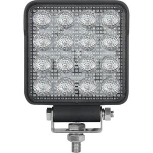 4" Square Work Floodlight - LED, 3120, 25 W, 2.0 A, 10V-30V DC, 16, OSRAM