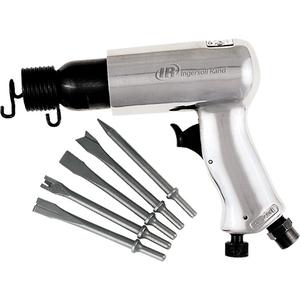 Air Hammer with Chisel Set - 3 CFM, 1/4" NPT, 104.4, 3500, 11/16" x 2-5/8" (17.46mm x 66.68mm)