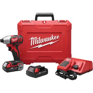 M18™ Cordless Hex Impact Driver Kit - 18 V, 1/4", Lithium-Ion, 0 - 2750, 1500 in-lbs, 5 Year Limited