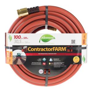 Contractor/FARM™ Water Hose - 5/8", 100', PVC, Aluminum, 500 PSI