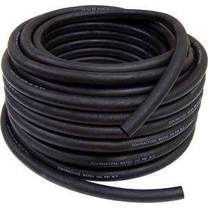 Contractor's Water Discharge Garden Hose - 3/4", 50', Rubber, '-35°C - 80°C (-30°F - 180°F), 150