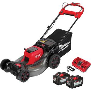 M18 Fuel™ Self-Propelled Dual Battery Cordless Mower Kit - Battery Powered, 21", 1"- 4", Self-Propelled Walk-Behind, 2,800 - 3,300, 3, 85 lbs.