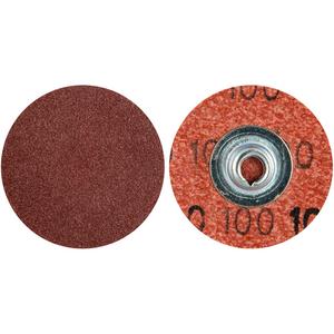MERIT ALO RESIN BOND Cloth Discs - 1-1/2", TS (Type II), 100, Aluminum Oxide