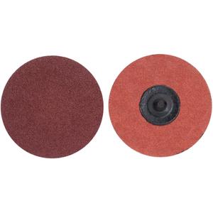 MERIT ALO RESIN BOND Cloth Discs - 3", TR (Type III), 100, Aluminum Oxide