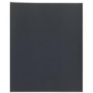 Waterproof Sanding Sheet - 320, 11" x 9", Silicon Carbide, C, Sheet, Black
