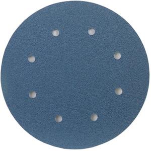 BlueFire® Hook and Loop Disc - 80, 8", Zirconia Alumina, E-Weight, 8, Vacuum