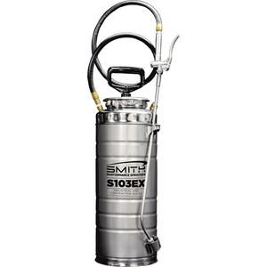 Industrial & Contractor Series Concrete Compression Sprayer - 3.5 gal. (16 L), Stainless Steel, 50", 24", Brass