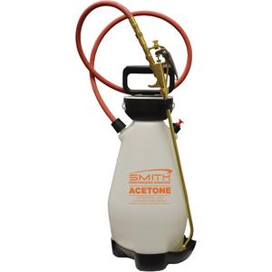 Industrial & Contractor Series Acetone Compression Sprayer - 2 gal. (9 L), Polyethylene, 50", 18", Brass