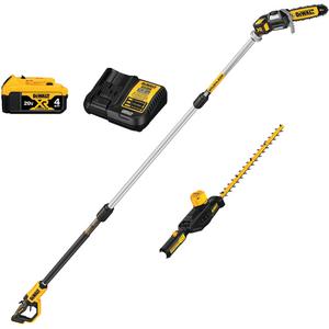 Max* Cordless Pole Saw & Pole Hedge Trimmer Combo Kit - 20 V, 8", Battery Powered
