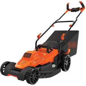 Lawn Mower with Comfort Grip Handle - Electric, 17", 1" - 3", Push Walk-Behind, 12 A