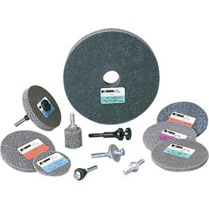 Standard Abrasives™ Unitized Wheel 873173 - 6", 1/4", Fine, 1/2", Aluminum Oxide, Centre Hole, 6000 RPM