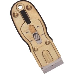 Ergonomic Razor Scrapers - Carbon Steel, 1-1/2", 1-1/2", Rubber