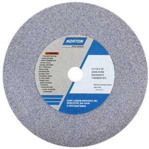 Toolroom Vitrified Wheel - 8", 1/2", 1-1/4", 60, 3600, 01 Straight, Aluminum Oxide