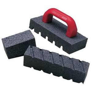 37C Silicon Carbide Fluted Hand Rubbing Brick - 8", 2", 2"
