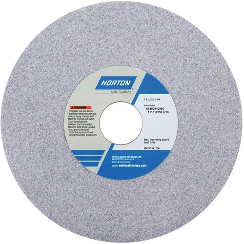 Tool Room Wheel - 7", 1/2", 1-1/4", 46, 3600, 01, Aluminum Oxide