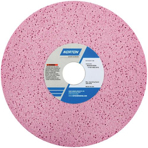 Tool Room Wheel - 8", 1/2", 1-1/4", 46, 3600, 01, Aluminum Oxide
