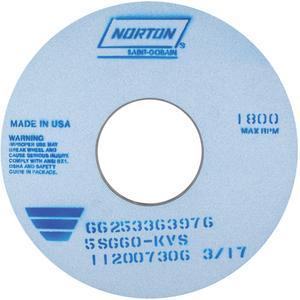 Tool Room Wheel - 14", 1", 5", 60, 1800, 01, Ceramic Alumina