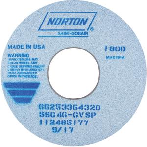 Tool Room Wheel - 14", 1-1/2", 5", 46, 1800, 01, Ceramic Alumina