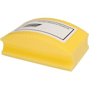 Flexible Diamond Coated Hand Pad - 3-1/2" x 2-1/8", 400, Yellow