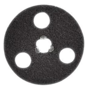 Bear-Tex® Rapid Prep Non-Woven Locking Disc - 4-1/2", Speed-Lok® Fastener, Medium, Aluminum Oxide, Maroon