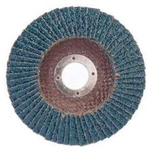 Conical Flap Disc - 60, 5", 7/8", Zirconia Alumina, 29, Center Mount, 13000