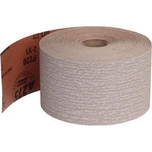 Abrasive No-Fil PSA Paper Roll - 220, 2-3/4", 135', Aluminum Oxide, B-Weight, Sheet