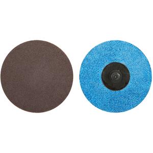 Quick-Change Cloth Disc - 3", TR (Type III), 100, Aluminum Oxide, 20000