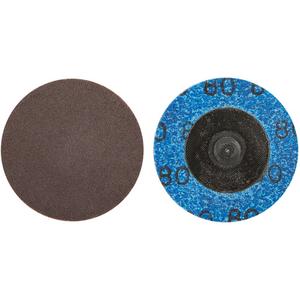 Quick-Change Cloth Disc - 2", TR (Type III), 80, Aluminum Oxide, 30000