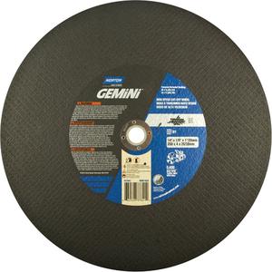 High Speed Reinforced Cut-Off Wheels - 14", 1/8", 1", 5400, 1, Aluminum Oxide, FOR METALWORKING