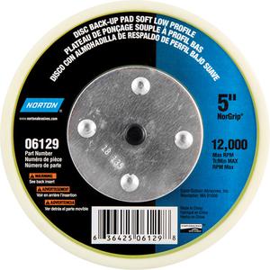 Back Up Pads For PSA & Hook And Loop Paper Discs - 5", PSA Discs, Soft, 15 000