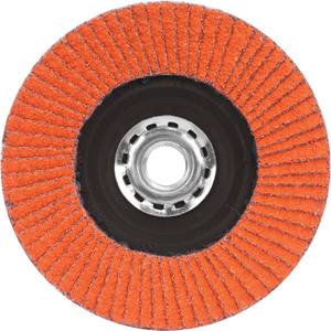 Flap Discs - Quick Trim SG Blaze R980P - 40, 60, 80, 120, 4-1/2", 5/8"-11, Ceramic, 27, 13 300