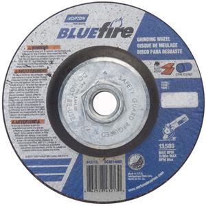 BlueFire® Grinding Wheels - 4-1/2", 1/4", 5/8"-11, 13580, 27, Zirconia Alumina