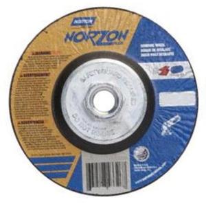 Norzon Plus® Grinding Wheels - 5", 1/4", 5/8"-11, 12230, 27, Ceramic Alumina