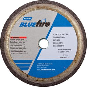 BlueFire® Non-Reinforced Portable Snagging Cups - 6", 2", 5/8", 16, 6000, Flaring Cup, Silicon Carbide, 3/4", 1-1/2"