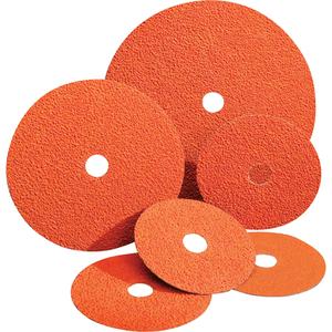 Blaze® Fiber Discs - 24, 50, 60, 80, 4-1/2", 7/8", Ceramic Alumina, 11000