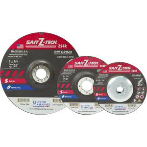Sait Z-Tech™ Z24R Grinding Wheel - 6", 1/4", 7/8", 10200, 27, Zirconium