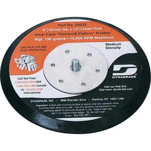 Vacuum Backing Pad - 6"