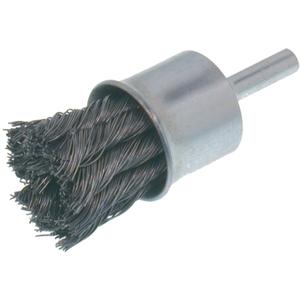 Economy Knot Wire End Brush - 1", 0.014, Steel, 1/4", 20 000