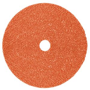 Cubitron™ II Fibre Discs - 987C - 36+, 60+, 80+, 4-1/2", 7/8", Ceramic Grain, 13300, TR, Orange, Closed Coat