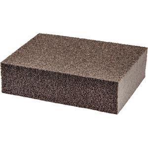 Small Area Sanding Sponge - Medium/Fine, 4" x 2-3/4", Aluminum Oxide, 1"