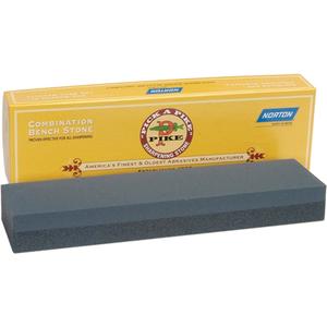 Crystolon® Combination Grit Benchstone - 8", 2", 1", Coarse/Fine, Silicon Carbide