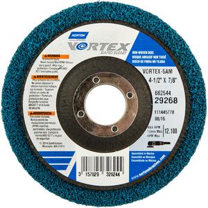 Vortex Non-Woven Disc - 4-1/2", 1/2", 120, 7/8", Aluminum Oxide