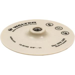 Turbo Backing Pad - 7", 5/8"-11, Quick-Change, White, 8600