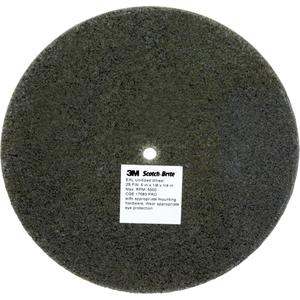 Scotch-Brite™ EXL Unitized Wheel - 6", 1/8", Fine, 1/4", Silicon Carbide, 5000, 2