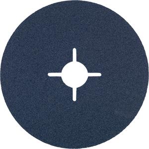 Resin Fibre Sanding Disc - 36, 5", 7/8", Zirconium, 13,300, Blue
