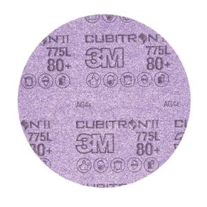 Cubitron™ II Stikit™ Film Disc Roll - 80+, 6", Ceramic, 3 mils, Film, Purple
