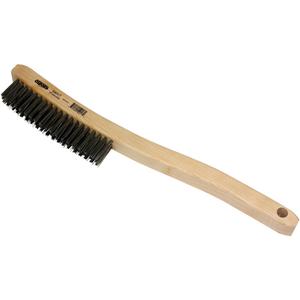 Scratch Brush - 6", 13-11/16", 3 x 19, 1-1/8", Stainless Steel