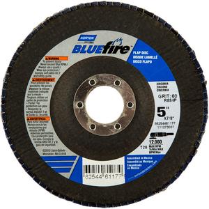 BlueFire Flap Disc - 36, 5", 7/8", Zirconia Alumina, 29